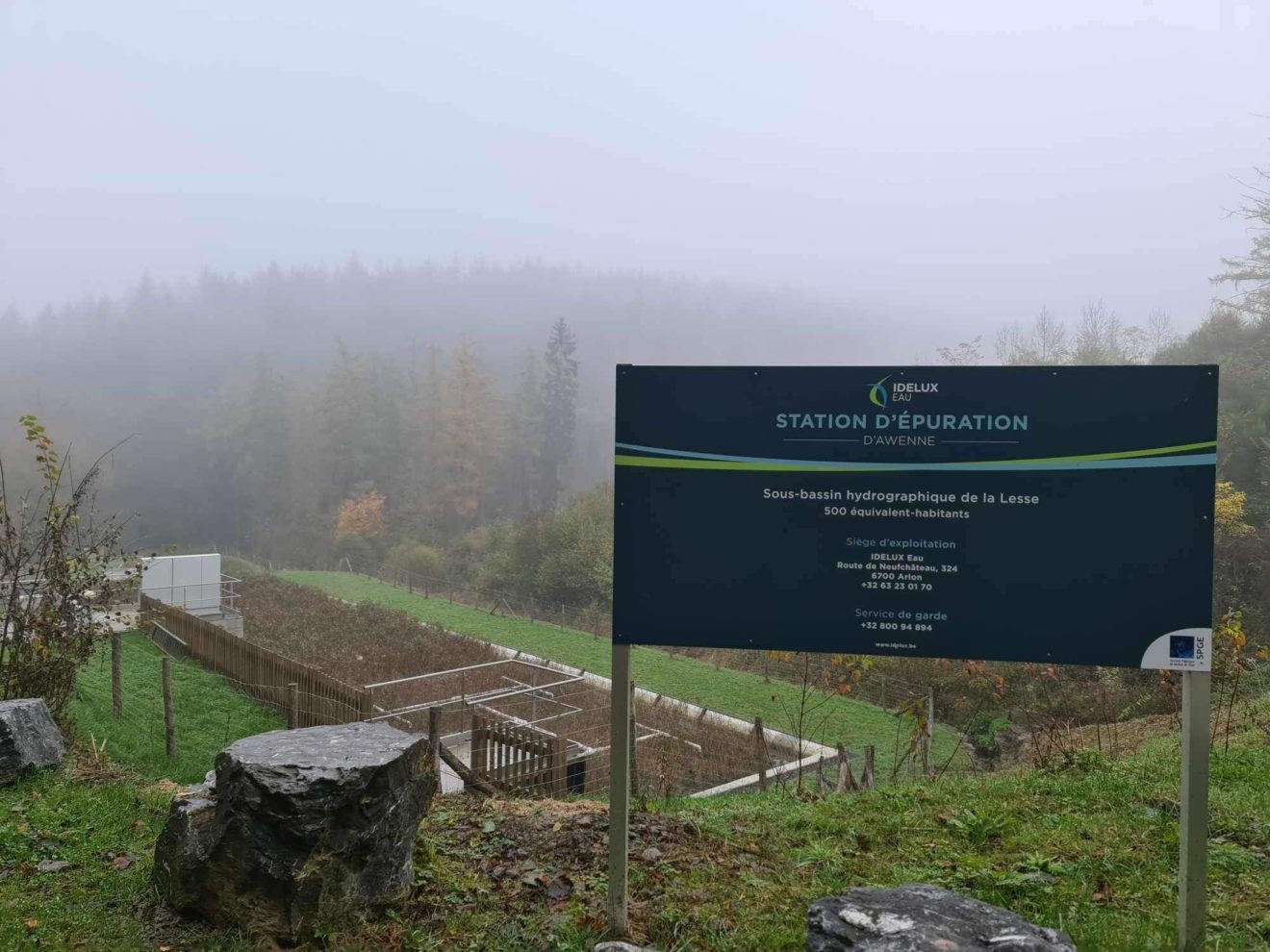 Nouvelle station d’épuration à Awenne
